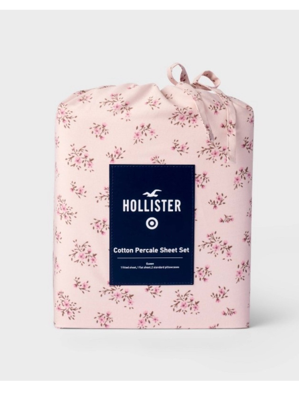 Hollister x Target collaboration Pink Ditsy Floral Full Sized Sheets